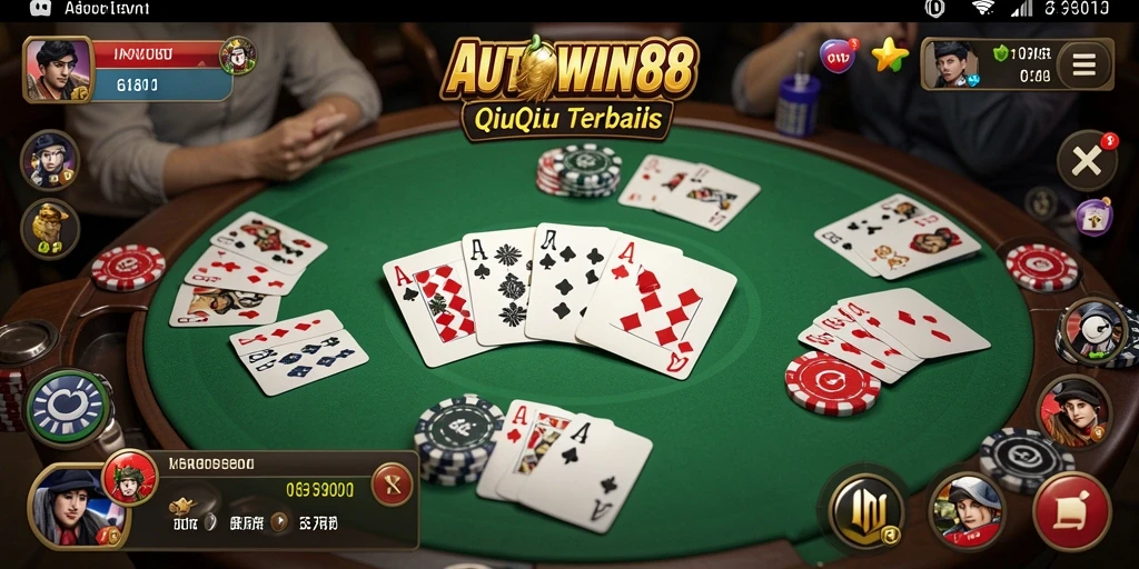 Tampilan gameplay QiuQiu yang seru dan interaktif.