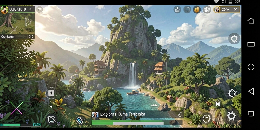 Tampilan gameplay yang menakjubkan di dunia Open World COLOKTOTO.