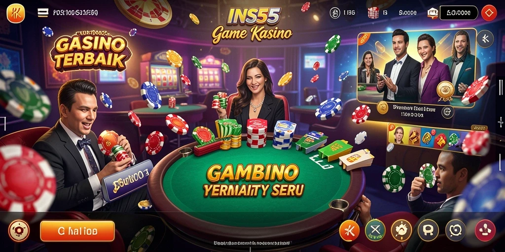 Tampilan gameplay menarik dari <strong>INS55</strong> dengan grafis yang menawan dan efek suara yang memukau.