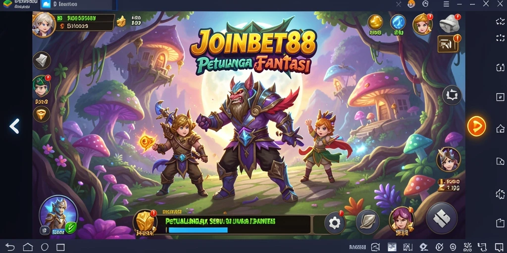 Screenshot gameplay JOINBET88 yang menampilkan petualangan yang mendebarkan.