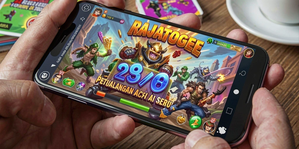 Tampilan seru gameplay RAJATOGEL yang penuh aksi.