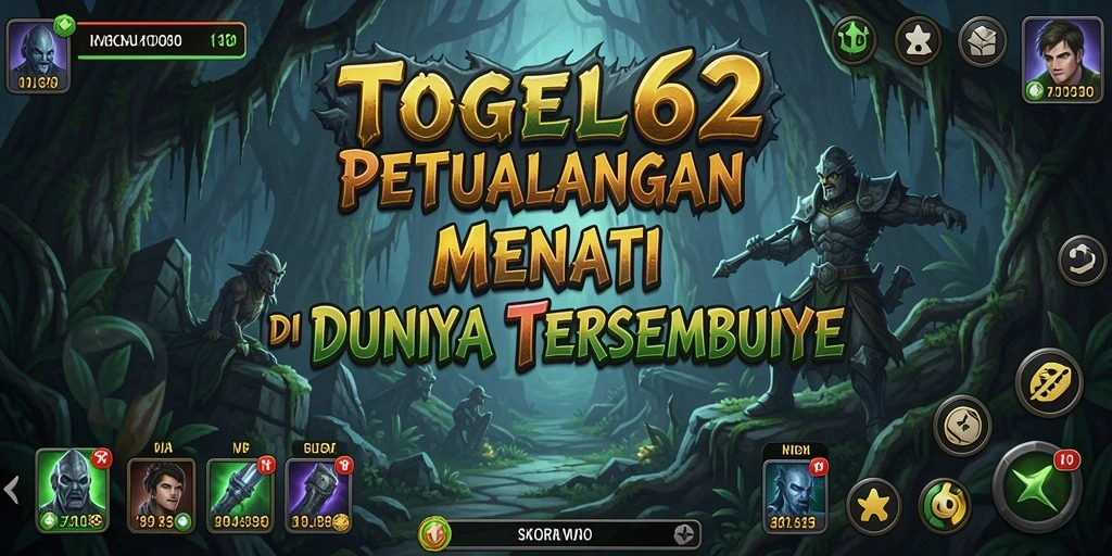 Tangkapan layar menunjukkan aksi petualangan di dalam TOGEL62.